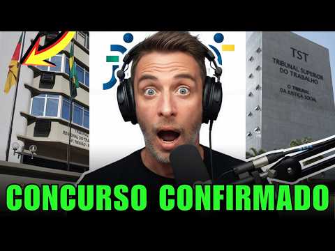 [🚨URGENTE!] COMEÇOU A ONDA DE TRTs |  1º CONCURSO TRT AUTORIZADO e +5 CONCURSOS EM 2026 🔥