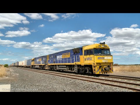 6MP4 TOLL / Pacific National Container Train (8/2/2019) - PoathTV Australian Railways
