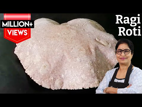 रागी रोटी | How to Make Soft Ragi Roti | Easy Way to Prepare Nachni ki Roti| | Ragi chapati recipe