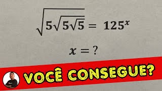 Linda simplificação matemática de raiz quadrada 🤯 Encontre o valor de X