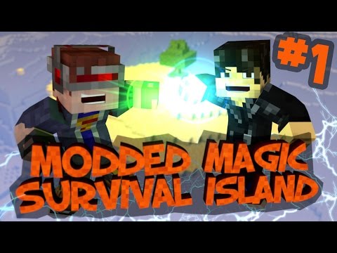 Survival Island Modded Magic - Minecraft: Banished! Part 1