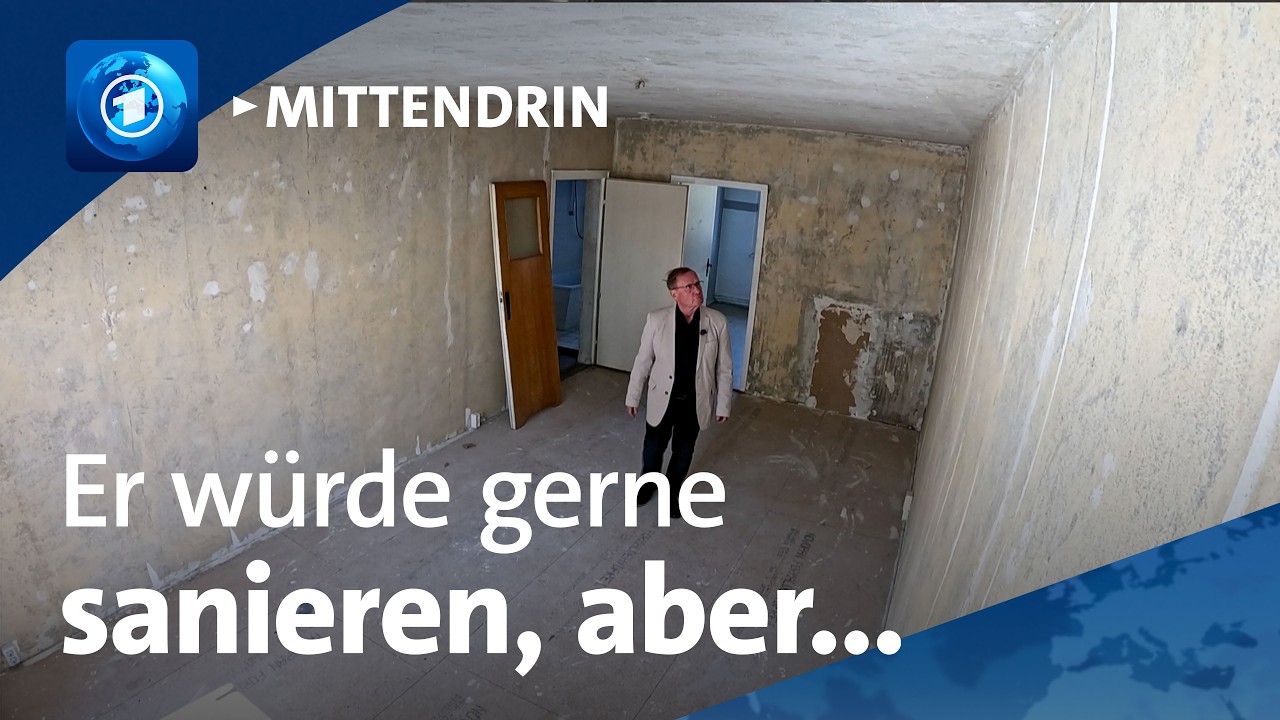 Strasburg (Uckermark): Probleme bei der Sanierung von Sozialwohnungen | tagesthemen mittendrin