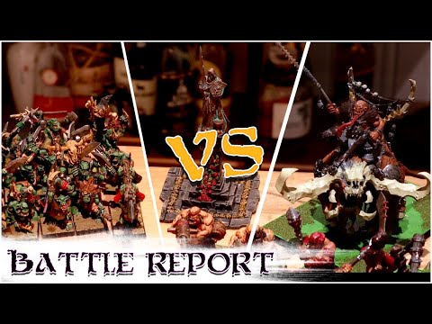 Orcs & Goblins vs Ogre Kingdoms | Warhammer Fantasy 8th - Ep02