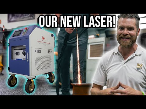Our NEW 1000w Pulse LASER CLEANING Machine! *Nuwave Cleaning 1000W*