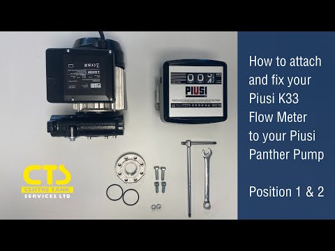 How to Attach and Fix Piusi K33 Flow Meter to Piusi Panther Pump