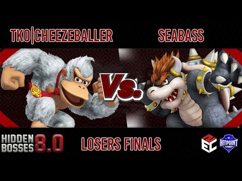 Hidden Bosses 8.0 LF - TKO | Cheezeballer (Donkey Kong, Lucas) vs Seabass (Bowser)