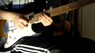 impellitteri - shed your blood  guitar solo 嫁のギターで弾いてみた