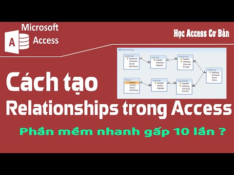 cach tao relationships trong access