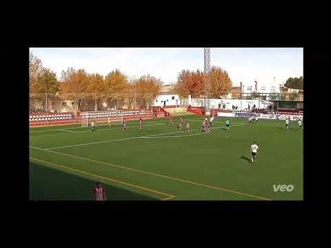 Gol de Nico Muñoz jugador del Azuqueca en el partido Pedroñeras vs Azuqueca 