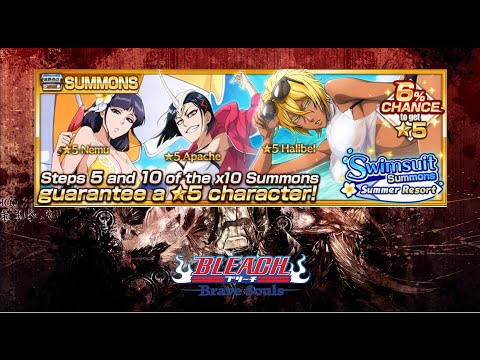 Bleach: Brave Souls - [#302] 1100 орбов. Swimsuit Summons Summer Resort