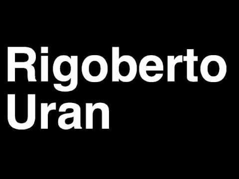How to Pronounce Rigoberto Uran Columbia Silver Medal Cycling London 2012 Olympics Video