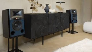 Video thumbnail for JBL 4329P Studio Monitor Debuts as a premium speaker system to rival the KEF LS50 Wireless Speakers by AV Atmos
