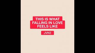 Cover art for This is what falling in love feels like