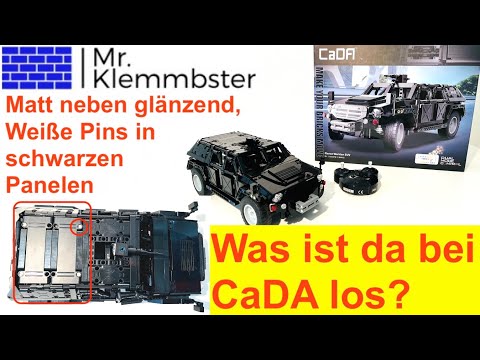 CaDA SWAT Truck C51207W - Was hat sich CaDA bloß dabei gedacht? Ist ja schlimmer als bei Lego