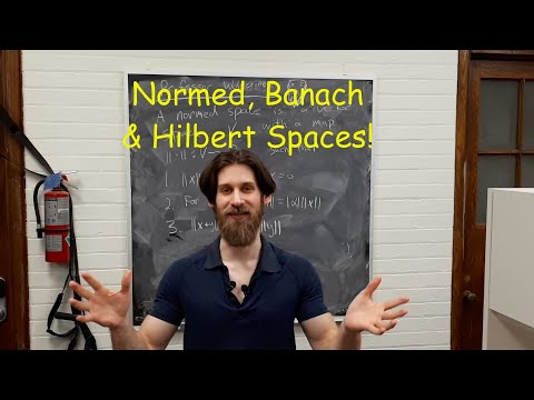 Normed, Banach and Hilbert Spaces: Everything You Need to Know! L^p Spaces and More 😉