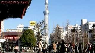 preview picture of video 'Japan Trip 2013 Tokyo Asakusa Senso-ji Temple TOKYO SKYTREE 59'