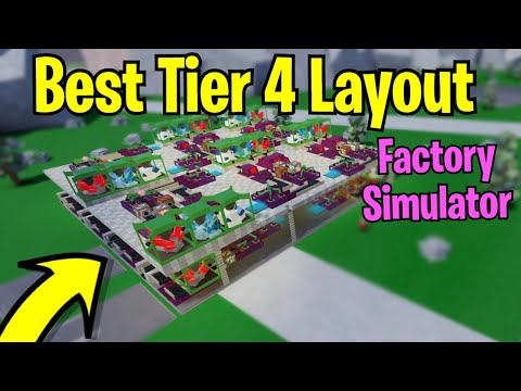 Best Tier 4 Obsidian Charm Layout In Factory Simulator (Roblox)