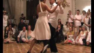 Prague Tango Alchemie 2010 - White milonga - Homer & Cristina Ladas 3