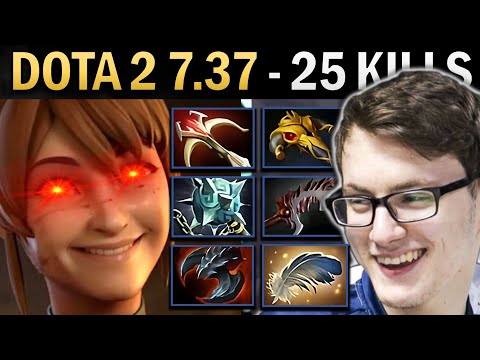 Marci Gameplay Miracle with 25 Kills and Feather - Dota 2 7.38