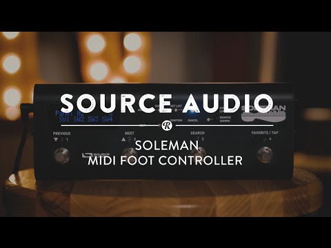 NEW SOURCE AUDIO SOLEMAN MIDI FOOT CONTROLLER image 7