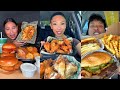 TIKTOK Mukbang Compilation Wingstop Shake Shack Cane S In N Out Popeyes More