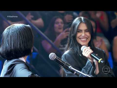 Marina Lima e Cleo emocionam cantando "Pessoa" no Altas Horas! 🎶✨ Imperdível!