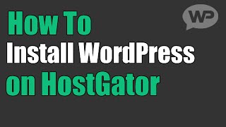 preview picture of video 'How To Install WordPress on Hostgator (Web Hosting)'