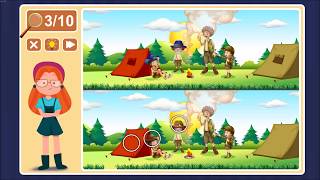 Viki Spotter: Camping, Level 3 Walkthrough, 1080p/60FPS.