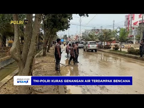 BRIMOB POLRI BANTU KURAS GENANGAN DI MARKAS BATALION INFANTRI 111KB BENTUK SINERGISITAS