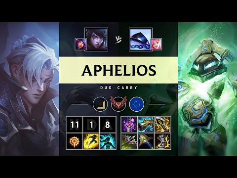 Aphelios ADC vs Xerath: Triple Kill, Godlike - EUW Grandmaster Patch 14.22