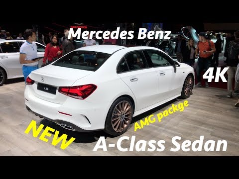 New Mercedes A-Class Sedan 2019 first look in 4K - better than Audi A3?