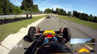 preview picture of video 'Waterford Hills Vintage Weekend Formula Vee Race 2'