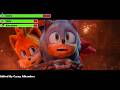 Sonic The Hedgehog 3 2024 Base Danger Scene With Healthbars