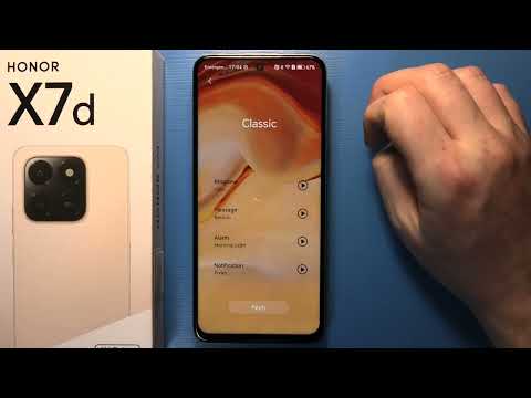 Honor X7D - How to Change Ringtone