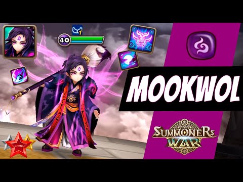 Insane Support Mookwol. NEW Dark Art Master in Summoners War