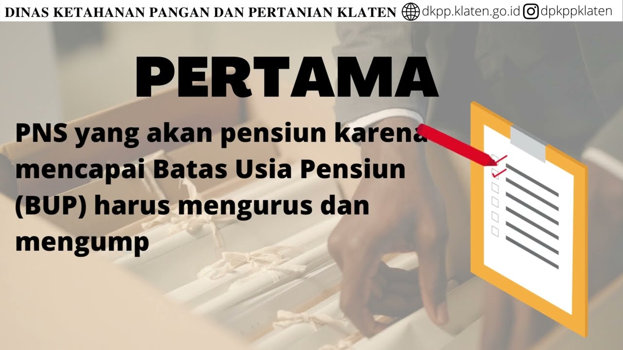 Berkas Syarat Pensiun BUP
