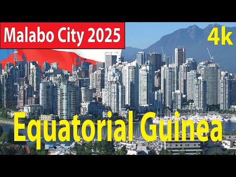 Malabo City - Equatorial Guinea 4K By Drone 2025