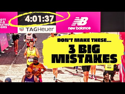 Why I missed my sub 4-hour marathon target time