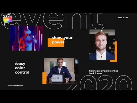 Apple Motion Template: Event Slides