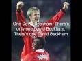 One David Beckham - Man United Chant 