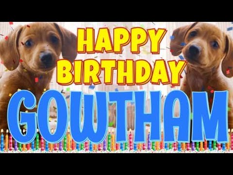 Happy Birthday Gowtham! ( Funny Talking Dogs ) What Is Free On My Birthday