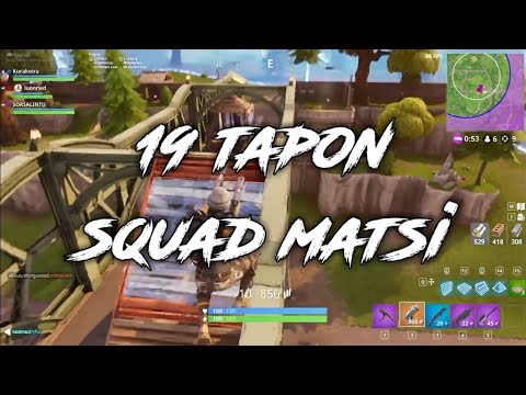 19 tapon squad matsi (top 2) (seinien läpi juokseminen)