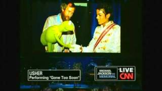 Michael Jackson  Memorial - Usher - Gone Too Soon