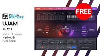 Video thumbnail for FREE Drum VST | PHAT 2 by UJAM - Hip Hop & Funk Drums, Beats and MIDI by Plugin Boutique
