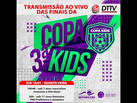 Final da 3ª Copa Kids de Nepomuceno , Sub 7 e Sub 11 Feminina