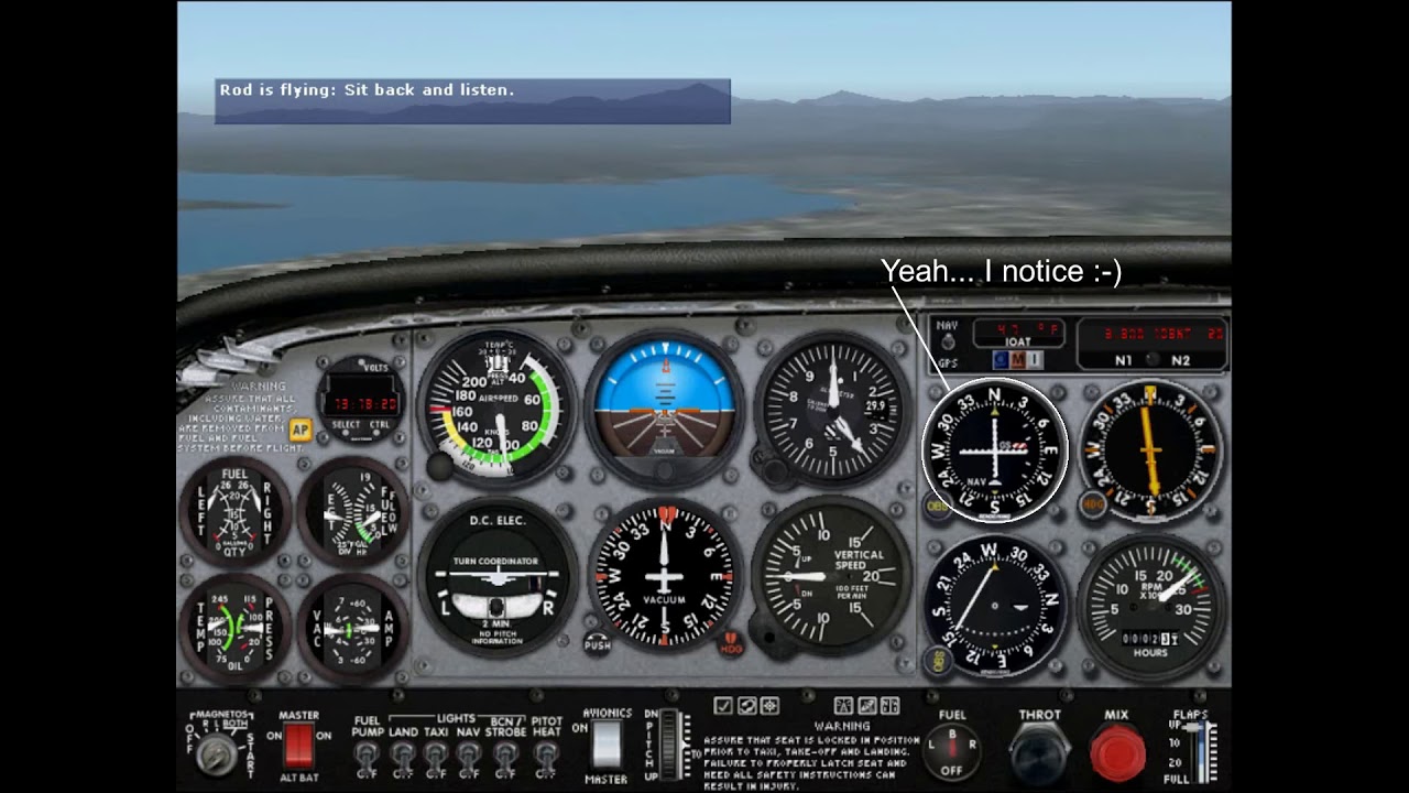Flight Simulator 2004 Private Pilot Lesson 3: VOR Navigation (Full)