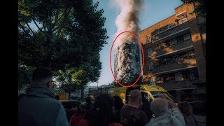 Raw Footage Of Grenfell Tower Fire, Latimer Road (4K)