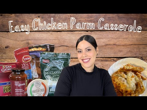 Chicken Parmesan Casserole (Only 5 Ingredients!)