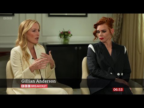 Gillian Anderson, Billie Piper (Scoop Actresses) On BBC Breakfast [19.03.2024]