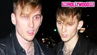 Machine Gun Kelly Fights With A Crazy Fan At The Nice Guy 1.23.16 - TheHollywoodFix.com